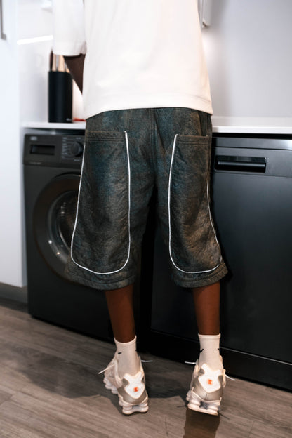 ASHEN UTILITY SHORTS